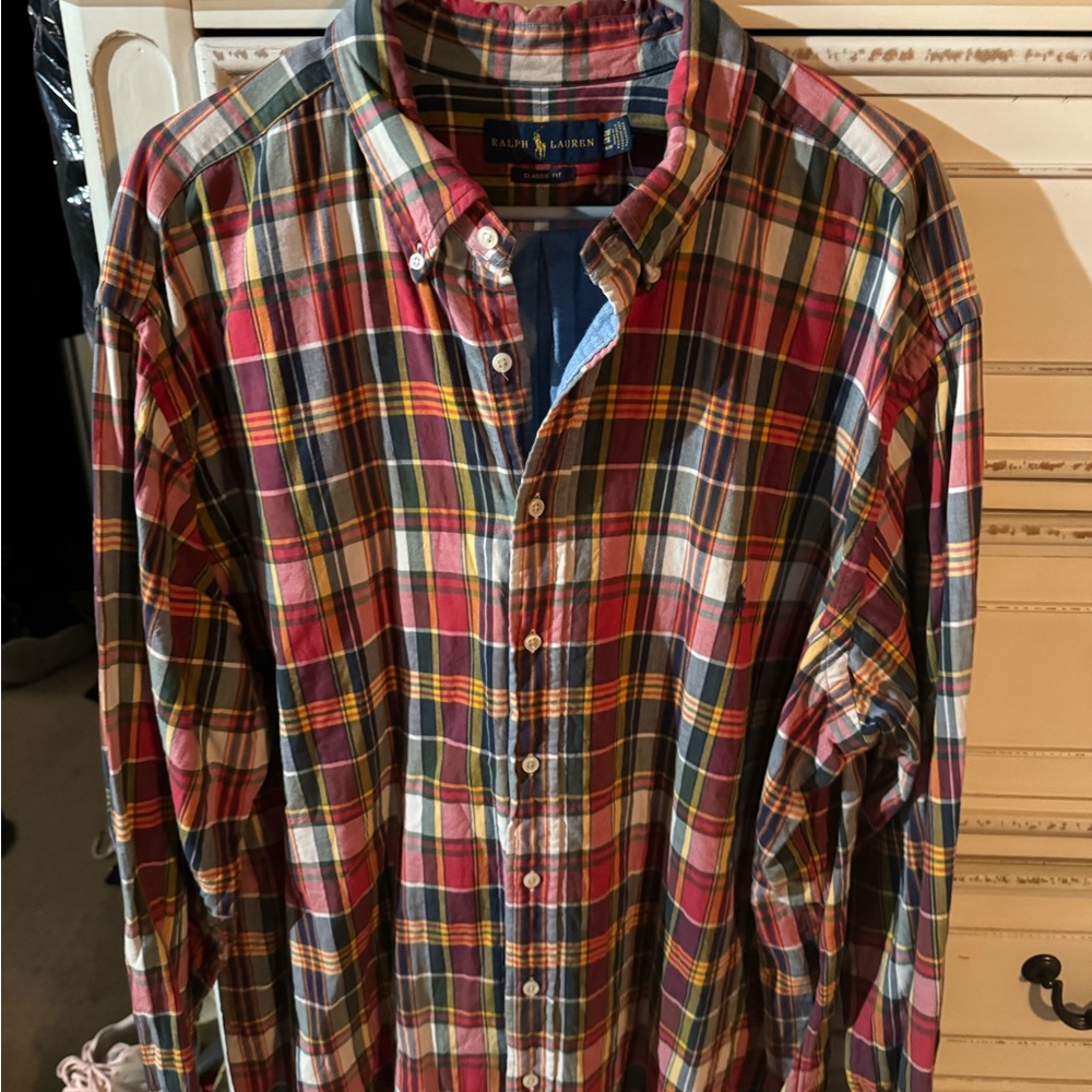 Ralph Lauren lined thick dress shirt